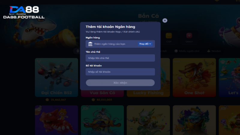 Bắn Cá Ăn Thưởng Lớn Cùng Nhà Cái DA 88 5 Giao dịch tại sảnh game có nhanh không?